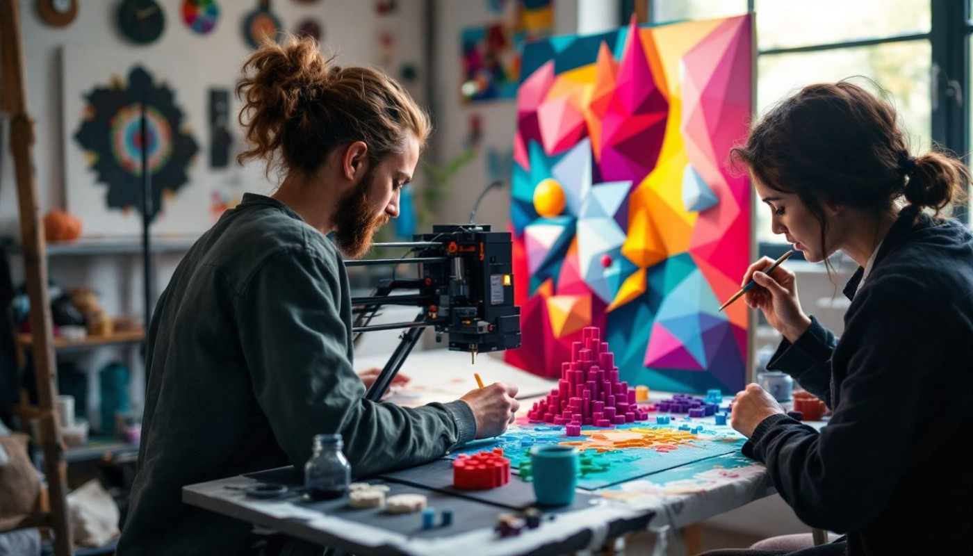 Art et technologie l'impact de l'impression 3D sur la création de tableaux modernes