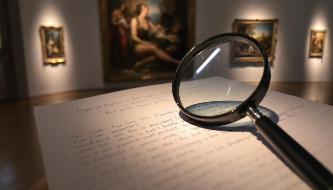 Décryptage d'une œuvre d'art : Méthodes et perspectives